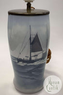 ロイヤルコペンハーゲン アールヌーヴォー 船舶モチーフのランプ No 559 / 95