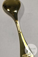 Georg Jensen Årsske 1987 i forgyldt Sterling Sølv med emalje