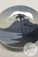 Royal Copenhagen Art Nouveau Motiv Platte fra De Vestindiske Øer No 2280 / 1118