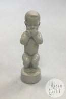 Bing & Grøndahl Blanc de Chine figur "Ikke tale " No 2498