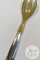 乔治-延森银质生菜叉No 342B（角）。