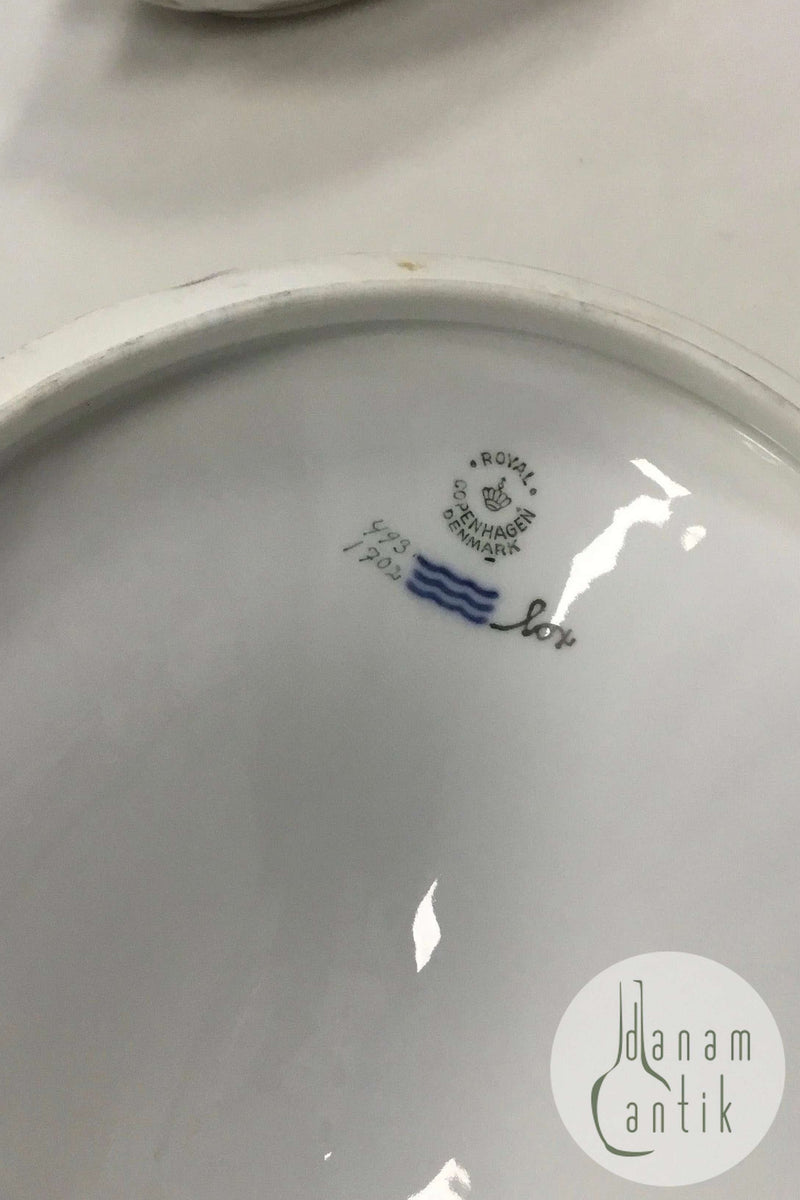 Royal Copenhagen Saxon Flower Light Oval low bowl No 1702