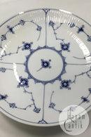 Royal Copenhagen Blaue geriffelte runde Schale Nr. 9