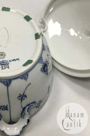 Royal Copenhagen Musselmalet Riflet oval terrin No 214