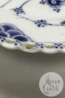 Royal Copenhagen Blue Fluted Full Lace Dish on Foot No 1092