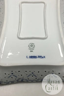 Royal Copenhagen Musselmalet Helblonde Rektangulær bakke No 364