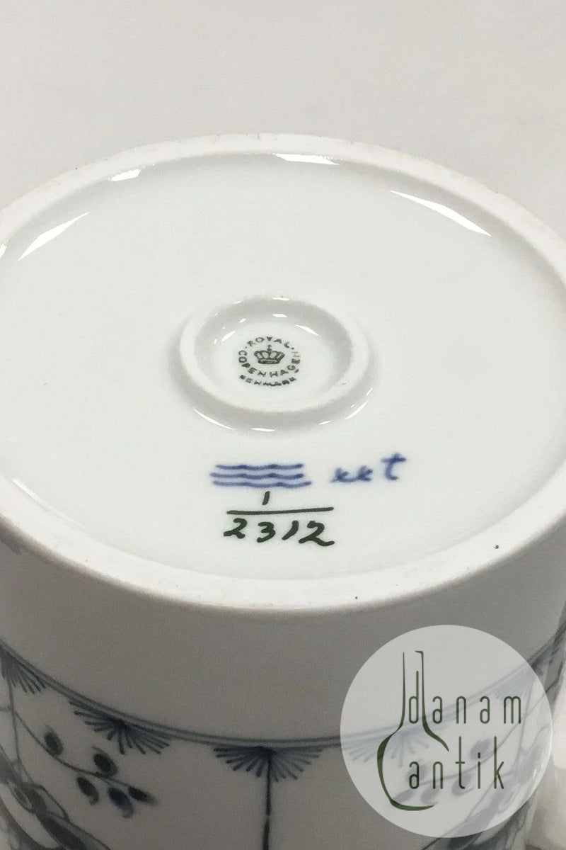 Royal Copenhagen Musselmalet Riflet Stort Krus No 2312