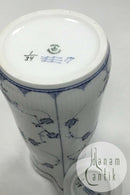 Royal Copenhagen Musselmalet Riflet Kande med låg No 34