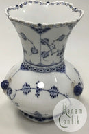 Royal Copenhagen Musselmalet Helblonde Vase med snegle No 1197