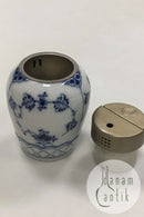 Royal Copenhagen Blau geriffeltes Feuerzeug Nr. 1230