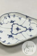 ロイヤルコペンハーゲン ブルーフルーテッドトライアングラーディッシュ No.27