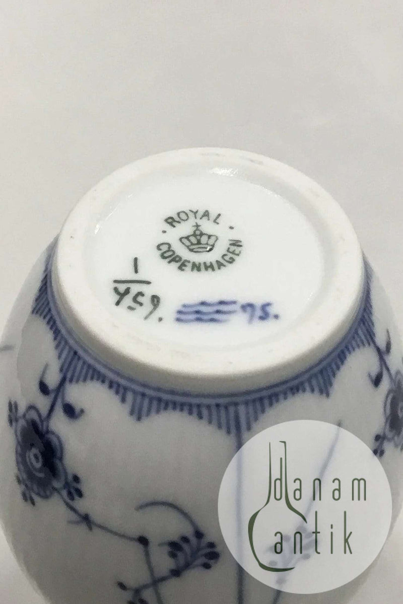 Royal Copenhagen Musselmalet Riflet Stor Flødekande No. 459