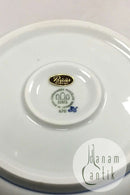 Bing and Grondahl蓝色凹槽里弗特大花盆 No 670