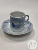 Bing og Grøndahl Art Nouveau Kop med Skibsmotiv