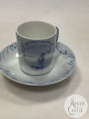 Bing og Grøndahl Art Nouveau Kop med Skibsmotiv