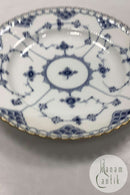 Royal Copenhagen Musselmalet Helblonde Tallerken med guld No 1085