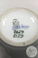 Royal Copenhagen Art Nouveau vase with flowers no 2629/2129