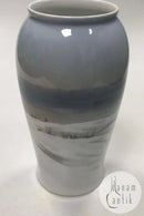 Bing and Grondahl Art Nouveau vase with snow landscape no 8205/205