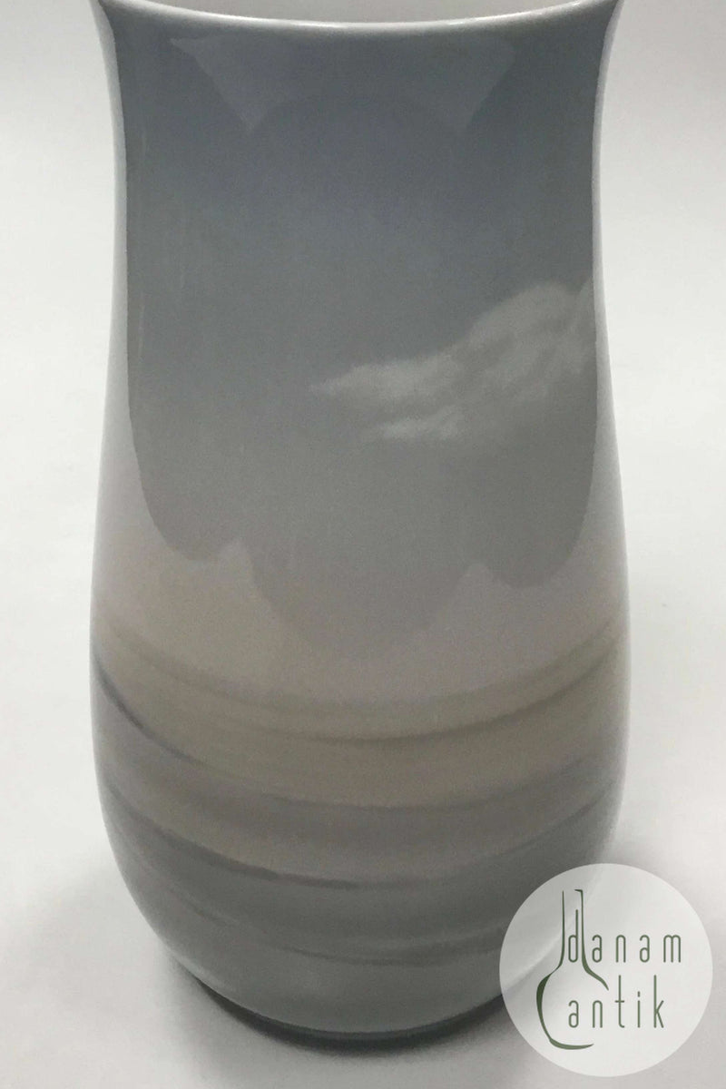 Bing og Grøndahl Art Nouveau vase med landskab no 8409 / 209