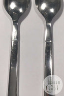 Georg Jensen Sterling Silver/Steel Ornamental Modern Salad Set