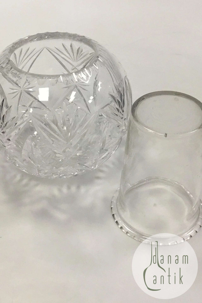 Holmegaard Krystalglas Kugleformet Vase