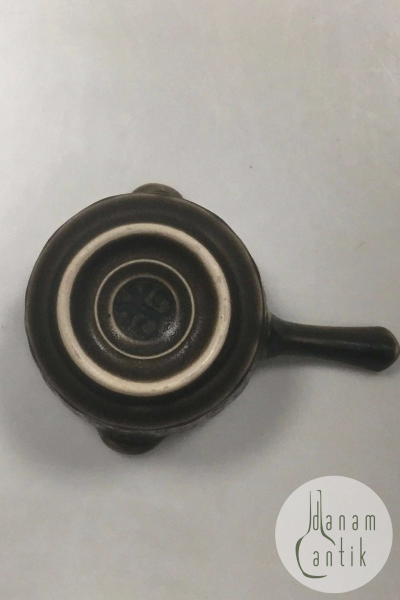 Bing & Grøndahl (Kronjyden) Brun Azur Smørnæb