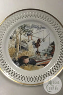 Bing and Grondahl Carl Larsson Plate Crab Catch No 4509/616