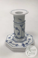 Royal Copenhagen Blauer kannelierter Kerzenleuchter Nr. 3303