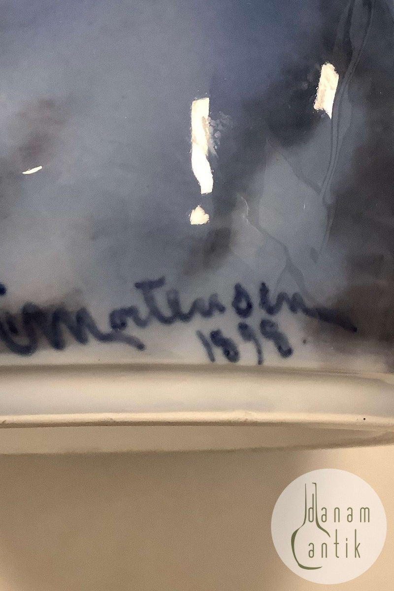 Royal Copenhagen Art Nouveau Unika Vase af Carl Mortensen fra 1898