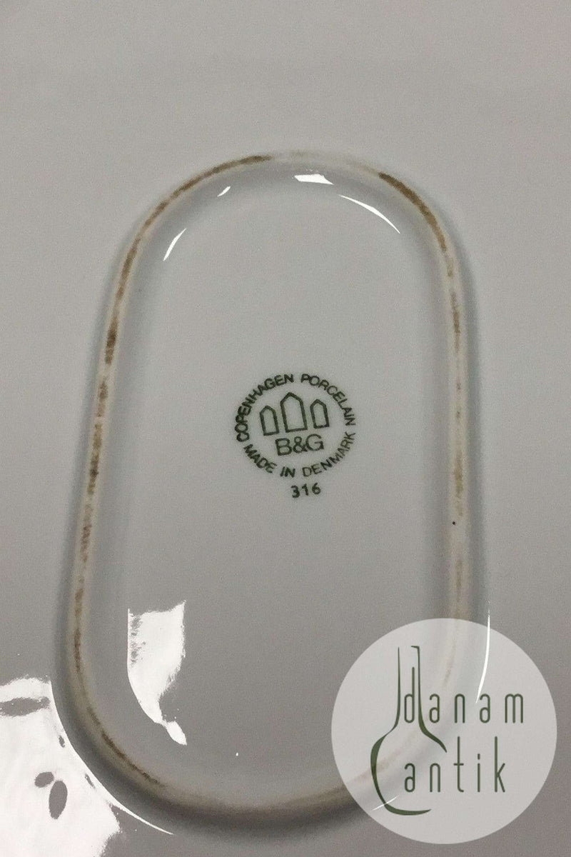 Bing og Grøndahl Casablanca Aflangt fad No 316