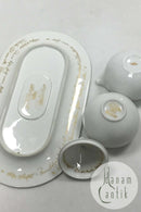 Rosenthal Bjørn Wiinblad The Magic Flute Tray with cream jug and sugar bowl