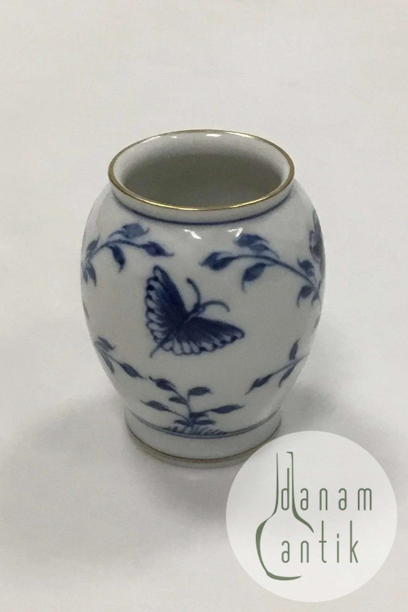 Bing og Grøndahl Sommerfugl med guld Kuvertvase No 208