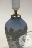 Bing og Grøndahl Art Nouveau Vase omdannet til lampe No 1302/6238