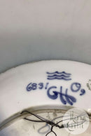 Royal Copenhagen Art Nouveau Unika vægtallerken af Gerhard Heilmann fra 1898 No 6831