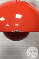 Verner panton Red/Orange Flowerpot