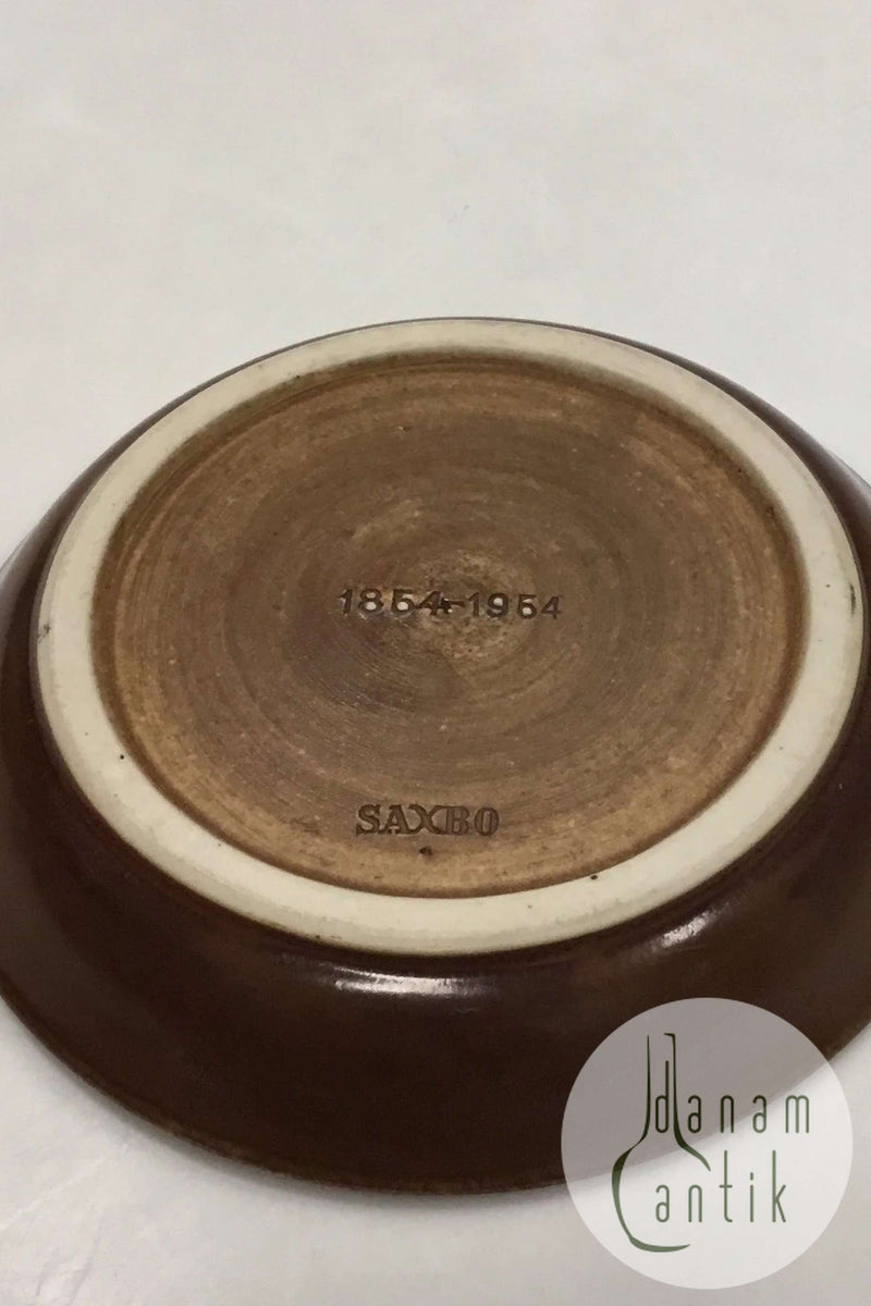 Saxbo Lille skål med bjørn No. 1854-1954