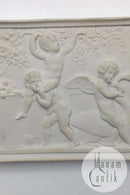 Royal Copenhagen Bisquit "Cupid with a swan and boys picking fruit (Summer)"