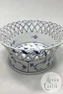 Royal Copenhagen Muschelmalet Vollblonde Obstschale Nr. 1055