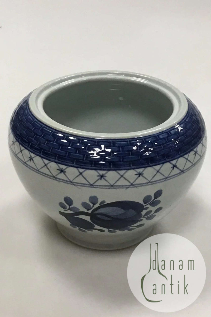 Royal Copenhagen Blå Tranquebar Sukkerskål uden låg No 1132