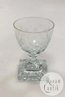 Holmegaard / Kastrup Gorm den Gamle Hvidvinsglas med Wien Antik slibning