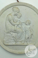 Royal Copenhagen Biscuit plate "Mary with Jesus and John" No 120