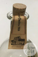 Holmegaard Apotekerflasken, krukke med tekst TR KYOSCYAM fra 1984