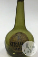 Holmegaard Apotekerflasken, krukke med tekst TR STRAMON AET fra 1981