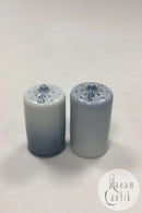 Pair of Bing and Grondahl Blue Tone Hotel Salt and Pepper Shakers