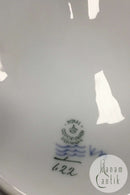 Royal Copenhagen Blaue geriffelte Halbspitzenterrine Nr. 622