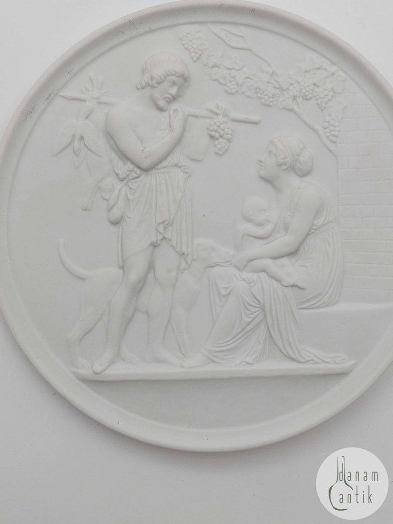 ビング＆グロンダール社製ビスキットプレート マンダム＆オータム 20世紀（No.118)