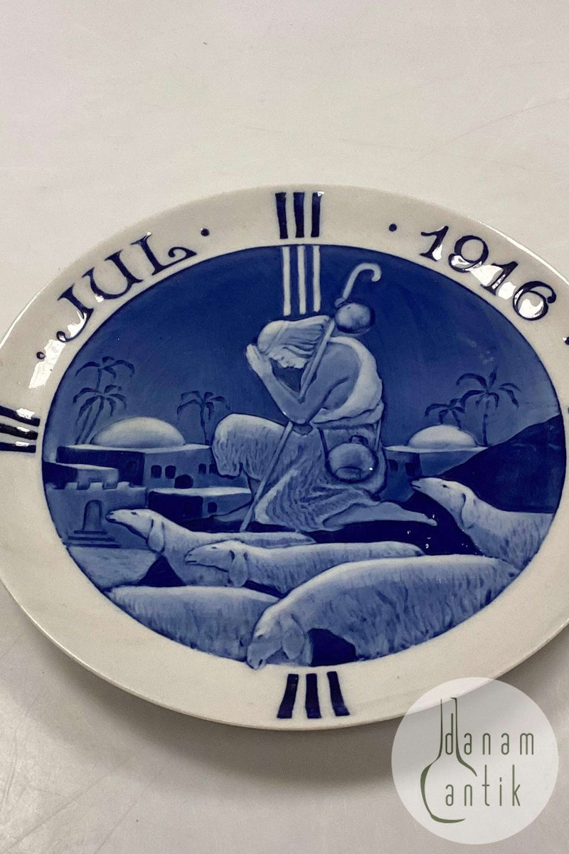 Rørstrand Sverige Juleplatte fra 1916