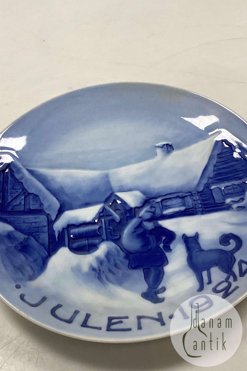 Rørstrand Sverige Juleplatte fra 1924