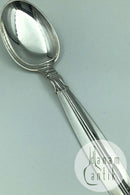 Lotus Silver Dessert Spoon W. &amp; S. Sorensen