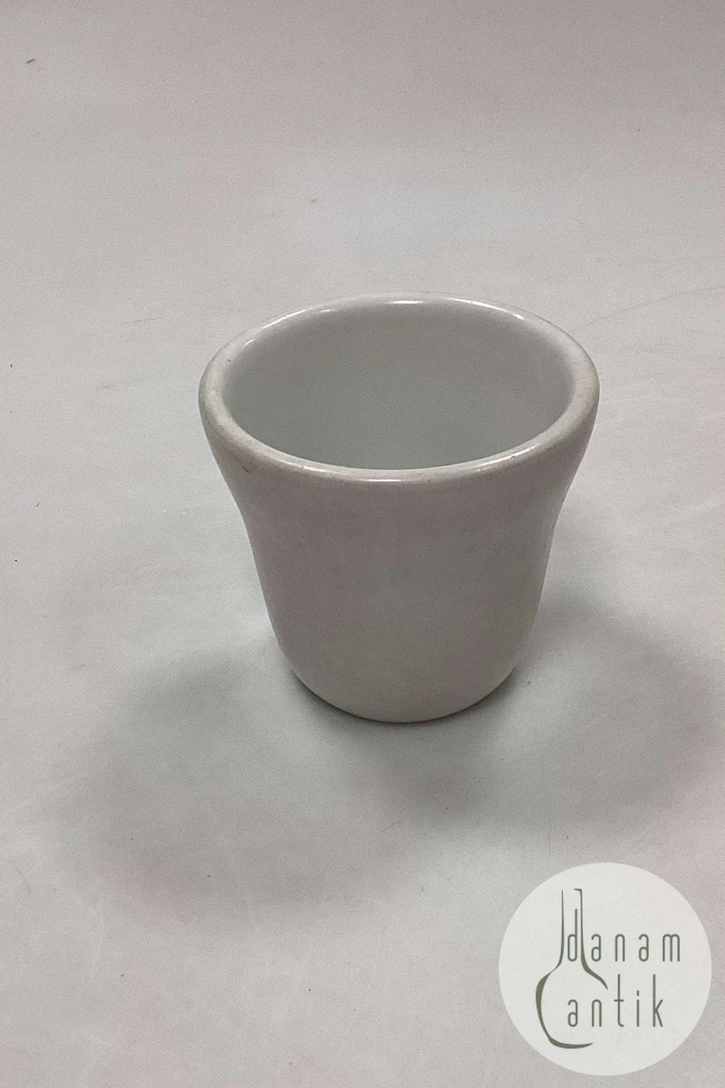 Royal Copenhagen hvidt krus No. 6187